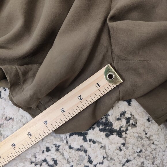 Thyme Maternity Women's Shorts Size S Brown Casual Elasticated Smocking Waist - Picture 7 of 7